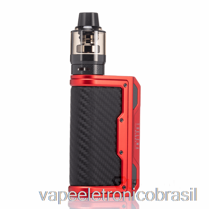 Vape Eletrônico Perdido Vape Thelema Quest 200w Starter Kit Vermelho/fibra De Carbono
